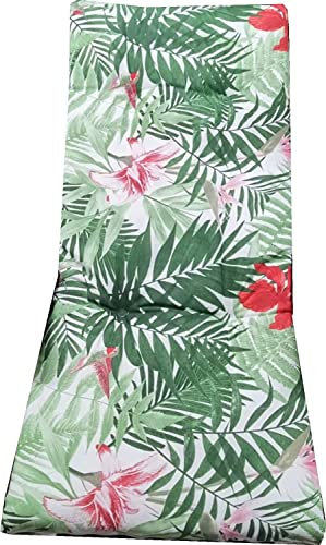 Genérico Colchoneta para Tumbona de Jardin - Cojin Tumbona Acolchado - Relleno de Fibra - Cojines Tumbonas Piscina (120 x 50)