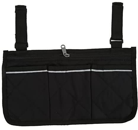 Pilipane Rollstuhl-Seitentasche,Armlehnentasche, seitlich hängende Aufbewahrungstasche für Rollstühle, Armlehnentasche mit Mehreren Taschen für Elektrorollstuhl, Gehhilfe, Transportstühle, Rollator