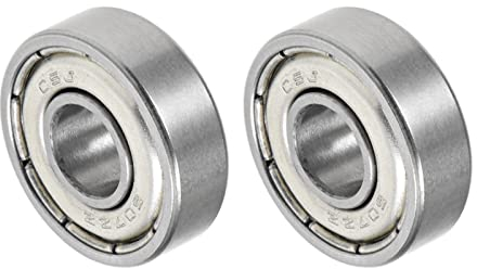 QUARKZMAN 607ZZ 7x19x6mm Kugellager x 2Stk Chromstahl für Werkzeuge DIY-Projekte mit hoher Härte Doppelt abgeschirmt