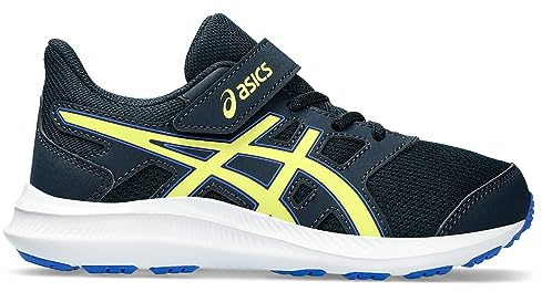 ASICS Jungen Jolt 4 Ps Sneaker, French Blue Glow Yellow, 27 EU