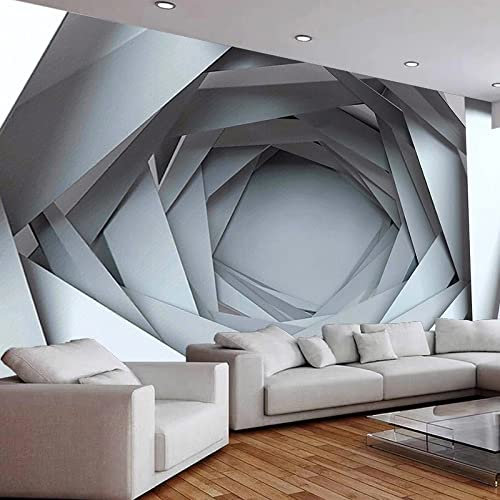 ONESOL Hintergrund Wand 3d Tapete erweiterter Raum Zement Wirbel Wandbild Wohnzimmer Schlafzimmer Wand Kunst dekorative Aufkleber