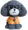 Toyvian 1stück Cartoon Spardose Hundeform Niedlicher Grauer Geldbehälter Für Tischdekoration Und Geschenkidee Für Hundeliebhaber Und