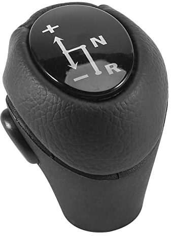 Cakievro Schaltknauf Automatikknauf Drehknauf Schwarz für Smart Fortwo 450 451 1998-2014 Smart Roadster 452 2003-2006 Schaltkopf Gehäuse Hülse