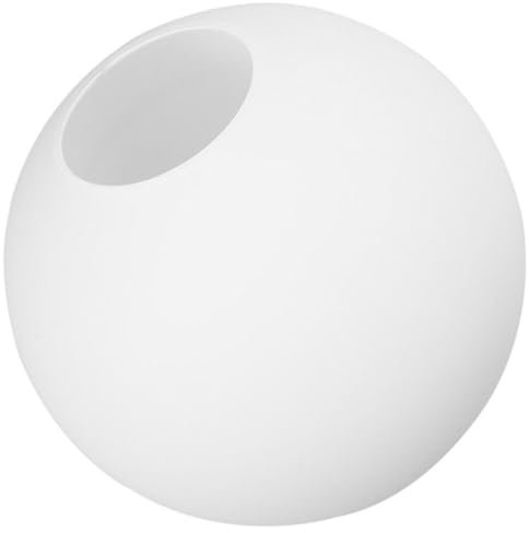 Holibanna Abat-Jour Globe En Verre Blanc Givré: Abat-Jour Boule De Verre Abat-Jour Sphère De Remplacement Pour Lustre Suspendu 13 Cm Diamètre Du Trou 6 Cm, E6LK56O305K163