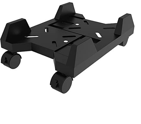 CPU Holder Supporto CPU Mobile, Supporto da Pavimento Tower for PC Desktop con Ruote, Carrello porta PC con Larghezza Regolabile con 4 Ruote girevoli for la Maggior Parte dei Tower PC da Gioco Carrell