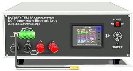 OTENC Autobatterietester, 600W 200V 40A Lithium-Akku-Kapazitätstester Lithium-Blei-Säure-Entladungsmesser 200V Innenwiderstandsmesser für Motorrad, LKW, Boot, Wohnmobil, Schiff