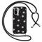 Foonary Coque pour Xiaomi Redmi Note 10S / Note 10 4G avec Cordon de Collier, Aesthetic Fleur Motif Étui Housse Réglable Lanyard Corde, Souple Silicone TPU Antichoc Protection Case 6,43, Marguerite