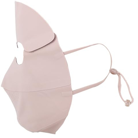A ABSOPRO Verstellbare Vollgesichtsmaske Verstellbare 7,09 Winddichte Gesichtsabdeckung Sonnen-UV-Schutz Pink