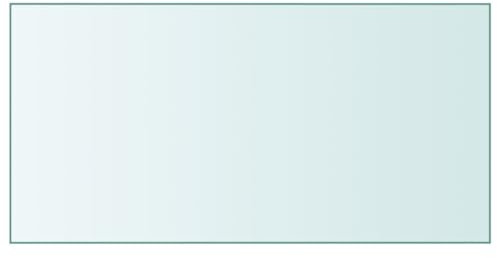 Kangmusi kangmusi345074 - Mesa de cristal templado (50 x 100 cm), transparente