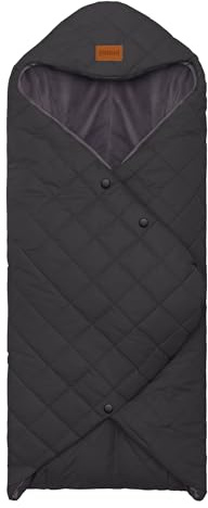 Fillikid Winterfußsack Palü Exklusiv | Kuschelige Einschlagdecke Babyschale Winter | für Autositz Gruppe 0 & Kinderwagen | Weiches Innenfutter für Wärme | Modernes Stepp-Design | 80x35 cm | Waschbar