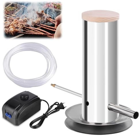 Générateur de fumée froide pour fumoir - Renfort puissant pour fumoir : électrique, quantité de fumée réglable avec pompe, parfait pour fumer à froid du poisson, de la viande, du fromage, du barbecue