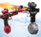 2 Pcs Electric Water Gun,Automatic Water Gun Pistols,Rechargeable Electric Water Pistol With Multifunctional Light Effects,Long Range Motorized Water Guns for Boys Girls Children Adults