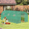 UISEBRT Invernadero de 3 x 6 x 2 m, túnel para tomates con puerta y ventana, HDPE + lámina de polietileno de baja densidad con protección UV, diámetro de 22 mm, tubo de acero, invernadero para