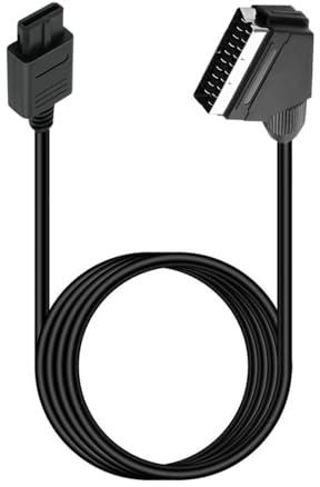 innov8 SCART RGB AV Cable Compatible with Nintendo GameCube (NGC), N64, SNES, and Super Famicom (SFC) Consoles – Audio & Video