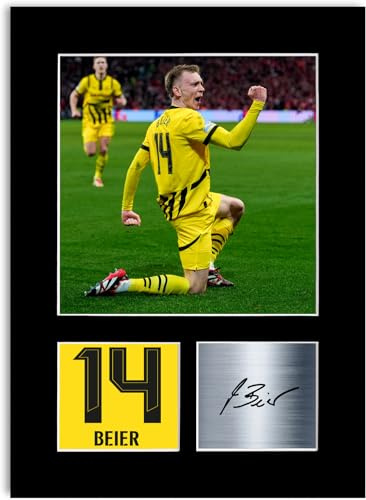 LJW Prints Foto-Poster Maximilian Beier Fußballspieler 2025-2026 für Dortmund Fußballfans