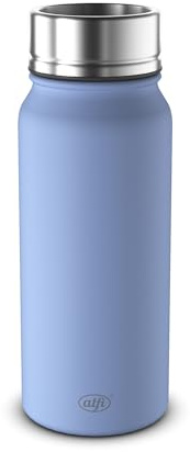 alfi PURE Thermobecher 0,50 l, 9 h heiß, polar blue mat | 18 h kalt, auslaufsicher, Edelstahl Isolierbecher, 360° Trinköffnung, Kaffeebecher To Go, spülmaschinenfest, blau