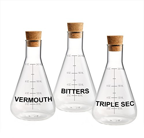 Mixology 3 Piece 10 oz. Decanter Set