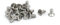 sourcing map M2x4mm T6 304 acier inox vis plate tête Torx 20PCS