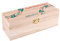 Herz & Heim® Tee-Box aus Holz mit Aufdruck Ihres Wunschtextes Motiv: Frohe Weihnachten