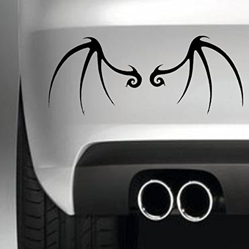 South Coast Stickers BAT Wings Sticker Funny Bumper Sticker CAR Van 4X4 Window PAINTWORK Decal Euro Left Hand Drive