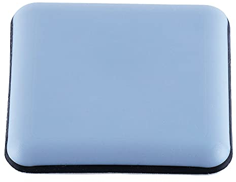 16 Stück Teflon-Möbelgleiter selbstklebend 50 mm x 50 mm - 5 mm dick/PTFE-Beschichtung/Teflongleiter/Möbelgleiter/Stuhlgleiter
