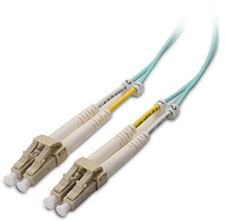 Cable Matters Câble de Fibre Optique Multimode Duplex 10 Gb/40 GB OFNP 50/125 (Câble de Fibre OM3/câble de raccordement à Fibre LC) 2m