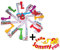 Komplettset Drunken Louie Tuned by Salto Sammy Pro Bierhuhn für Looping Louie 8 Spieler (Türkis)