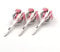 CUESOUL ROST Personalisierte Integrierte Dartpfeile Schäfte Schäfte und Darts Flights Medium, 3er Set Beauty Pattern (CSAK-5MN8-S)