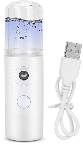 Mini-Gesichtsdampfer, Gesichtsspray Luftbefeuchter Tragbarer Gesichtsdampfer Gesichtsnebelsprüher USB Handliche Zerstäubung Maschine für Bleaching Skin Gesicht Hand