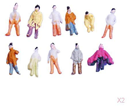 SM SunniMix 2X 100 1: 200 bis 1: 220 Gemaltes Modell Gemaltes Modell Figuren Actionfiguren für Z Spur Modellbahnbau/Idee Auch Als Kindererziehung