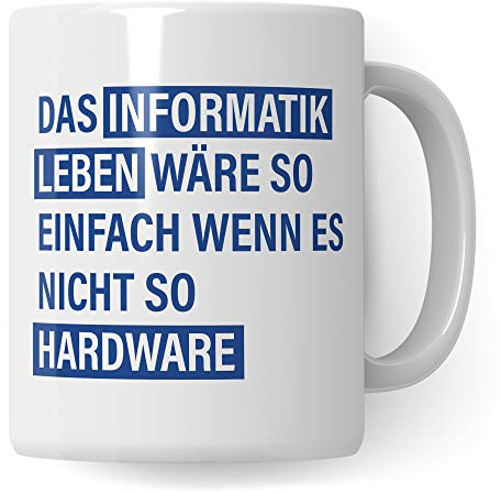 Pagma Druck Informatiker Tasse, Informatiker Geschenk IT Programmierer, Becher Debugging Spruch Programmieren Informatik Geschenkidee, Entwickler Admin Coder Developer Programmer Kaffeetasse lustig