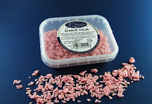 Scaglie scagliette colorate - colore ROSA - Decorazioni per dolci in zucchero e cioccolato - 60gr - confetti confettini - I.Valentino