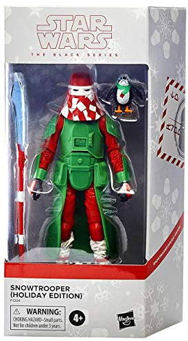 Star Wars Black Series Walmart Limited Actionfigur, 15,2 cm, Holiday Edition, Snowtrooper/Star Wars 2020, The Black Series Walmart Exclusive, 15,2 cm Actionfigur, HOLIDAY EDITION SNOWTROOPER Movie