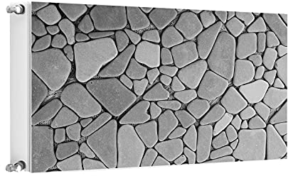 TMK Magnet Heizkörperabdeckung, Heizkörperverkleidung 100x60cm, Stein
