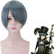 Uearlid Wig Anime Cosplay Anime Cosplay Perücken, Cosplay Perücke mit freier Wig-Kappe, Ciel Phantomhive Cosplay Perücke (Farbe: CIEL)