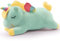 Einhorn Stofftier Spielzeug Liegen Niedliches weiches Einhorn Plüsch Umarmungskissen mit Regenbogenflügeln Kawaii Spielzeug für Kinder Mädchen (grün, 50 cm)