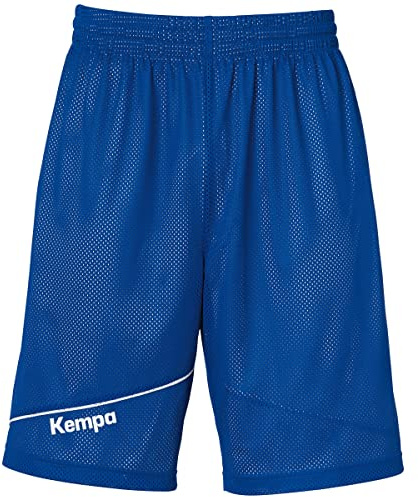 Kempa Herren Kurze Hose Shorts für Sport Fitness Gym Basketball Handball Jogginghose mit elastischem Bund Reversible Shorts