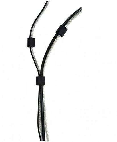 R-Go Tools Cable Managenet Wraps, Cable Ties Reusable, Cable Ties Straps, 10 Pcs, Black