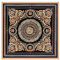 Yurosiay Damen Seidentuch 90x90cm Vintage Bedrucktes Halstuch Barockstil Satin Schal Damen Quadrate Faux Seidenschal Elegant Satin Kopftuch Bandana Halstuch Halstücher für Frauen Schwarz