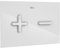 ROCA A890185000 PL6 ONE DUAL Pulsador Placa de Accionamiento Blanco Posterior a 2021