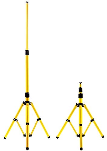 Sonnewelt Stativ Baustrahler Flutlicht Stativ Baustellenstrahler tripod LED Strahler Stativ Höhenverstellbarer Baustrahler Stativständer Einzelne Halterung