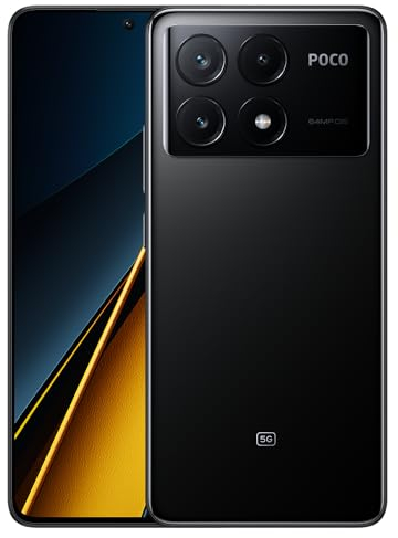 Xiaomi Poco X6 Pro Smartphone 8+256GB 4nm Processor 64MP Triple Camera (Black)