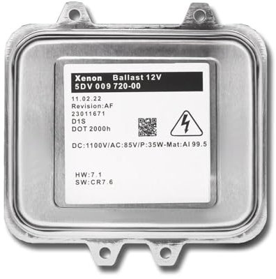 NATWEE Steuergerät Scheinwerfer Kompatibel Mit Opel Für Insignia Sports Tourer 2008–2014 92266167 5DV009720–00 5DV 009 720–00 Auto-HID-Xenon-Vorschaltgerät D1S-Steuerblockmodul