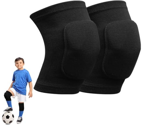SUPRBIRD Rodilleras Voleibol,1 par de Rodilleras de protección,Esponja Gruesa Antideslizante,Rodilleras Infantil/Adulto,para Baile Ciclismo Correr Fútbol Volleyball Patinaje yoga (Small)