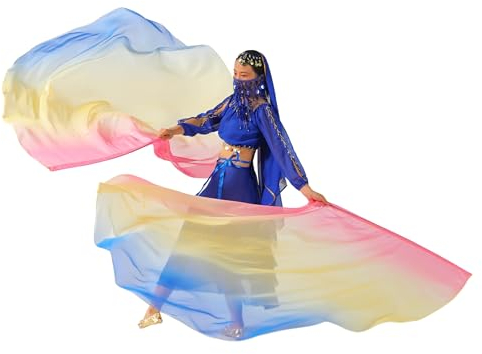MUNAFIE Lot de 2 drapeaux d'adoration - Demi-cercle - Avec hampe flexible - Pour spectacle de danse - Église - 1# Rouge/jaune/bleu