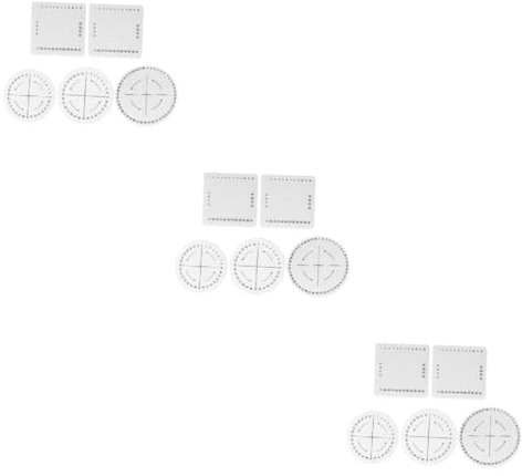 Anneome 15piezas Disco De Trenzado De Pulseras De Herramienta De Manual Para Hacer Pulseras y Cintas Para Principiantes y Avanzados Discos Redondos y Para Grosores De Cuerda