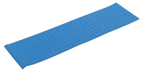 Brrnoo Non-Slip Pool Ladder Mat, Floating Pool Steps Mat with Foldable Design, Protective Rubber Pad for Pool Liner and Stairs