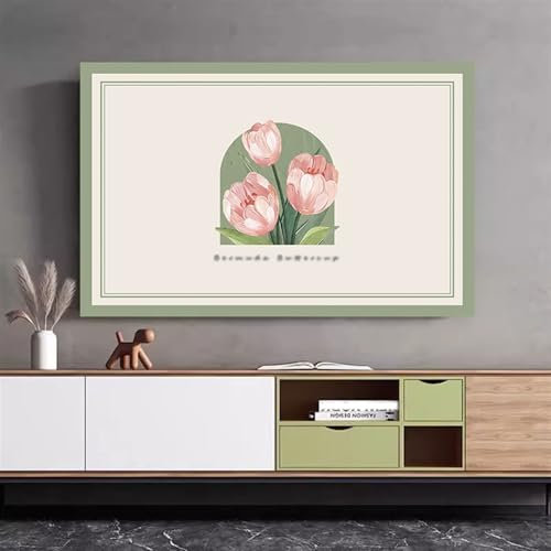 SXTYYH Cubierta Antipolvo for TV, Universal Cubierta De TV Monitorear Escritorio Computadora Protector Pantalla for Dormitorio, Televisor Cubierta(30/32 Inches (77 * 46cm),I)