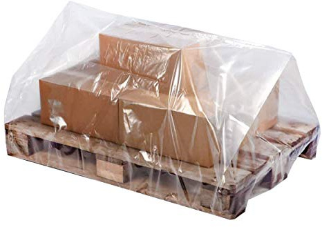 VEPATIM 25 Palettenhaube aus Recyclat 1250 x 950 x 2100mm transparent trüb 50my