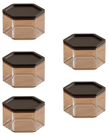 YAOGUI 5Pcs Dolls Storage And Presentation Shelf Clear View Figures Stand Toy Collector Rack Minifigure Display Case